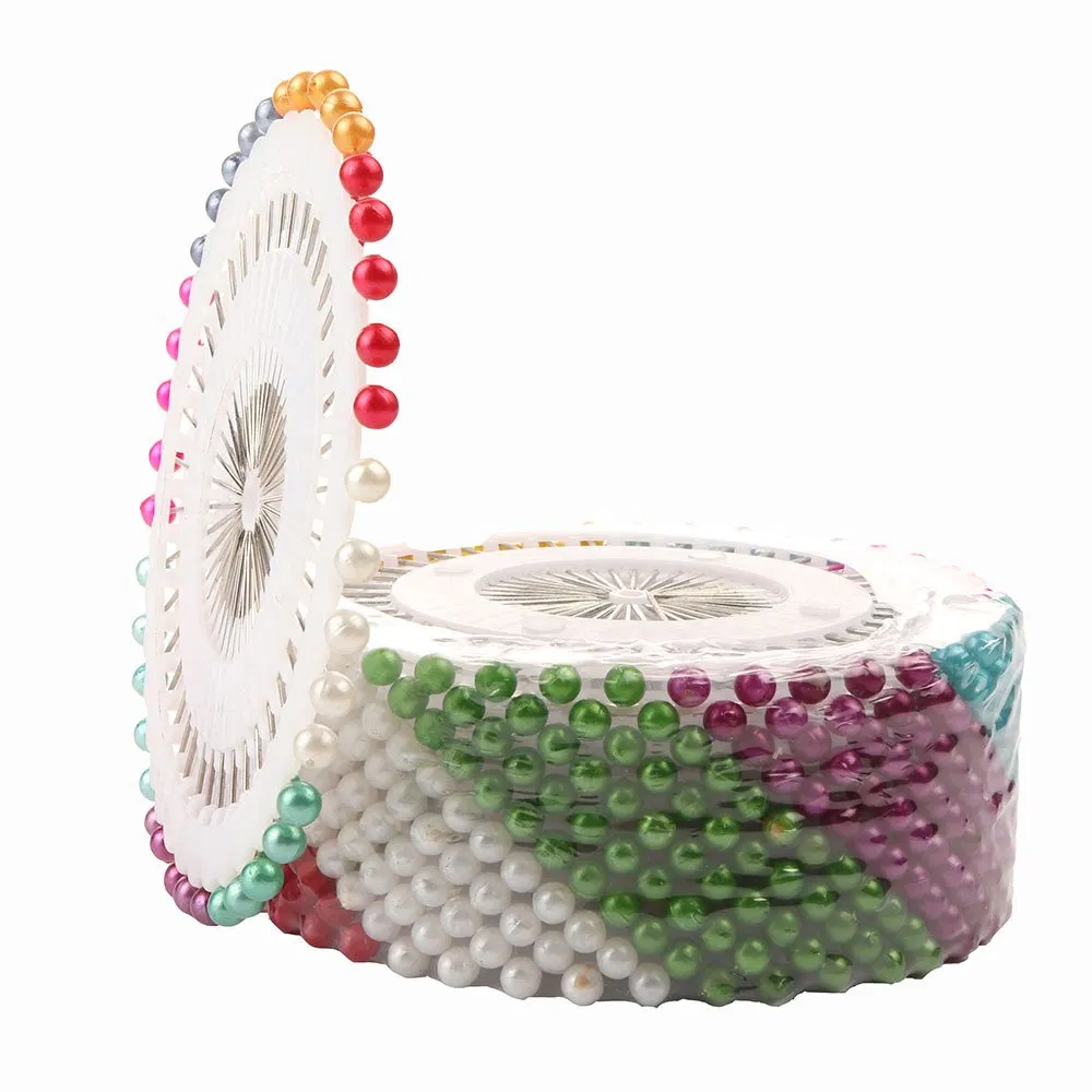 Colorful Plastic Pearl Ball Head Sewing Needle