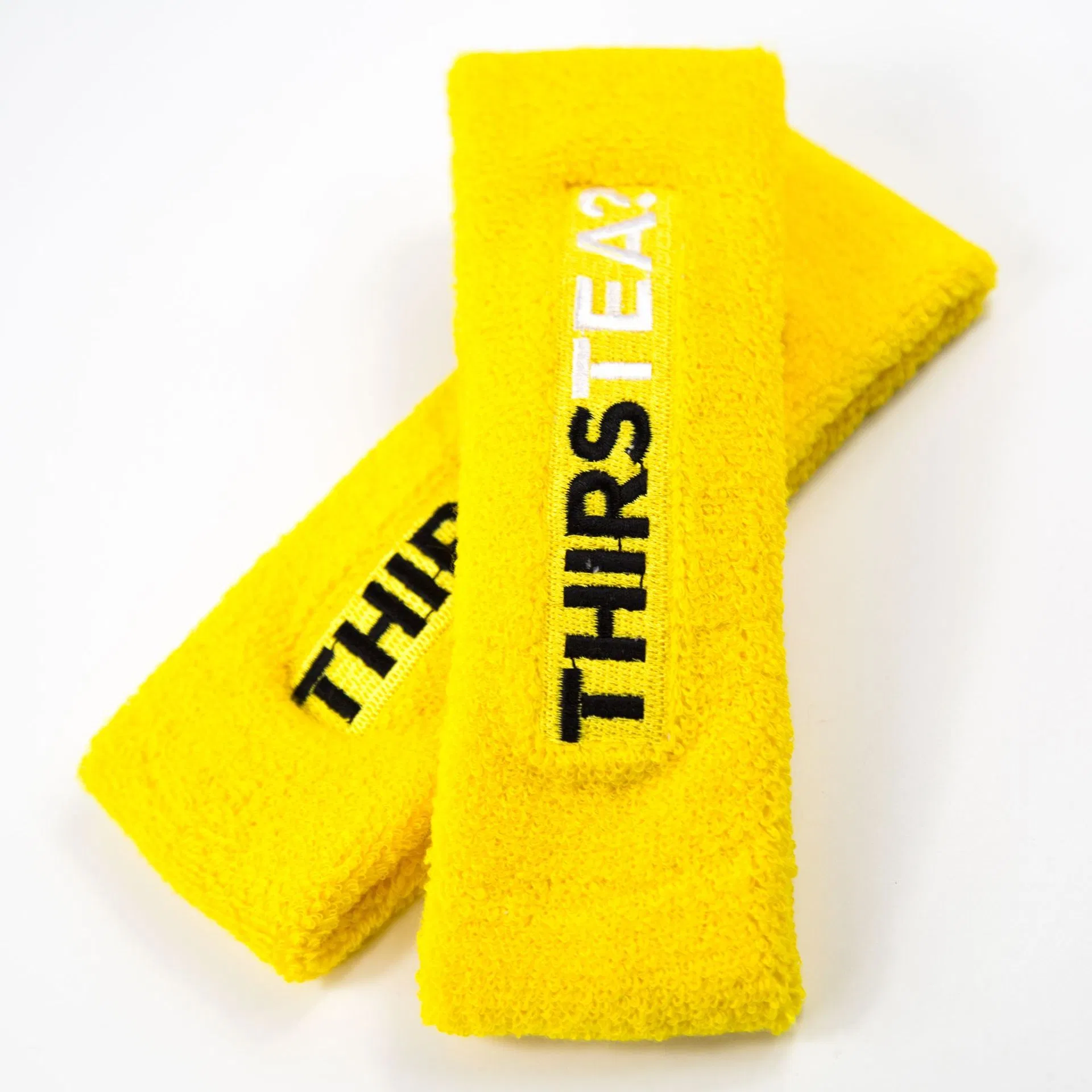 OEM Customized Logo Print Cotton Stretch Elastic Black Sports Running Headwear Headbands Manufacturer