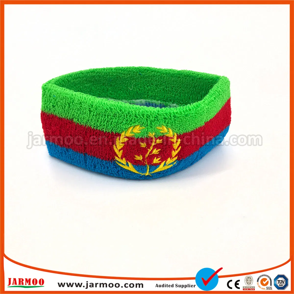Customized Cotton Embroidery Headband for Sports Event