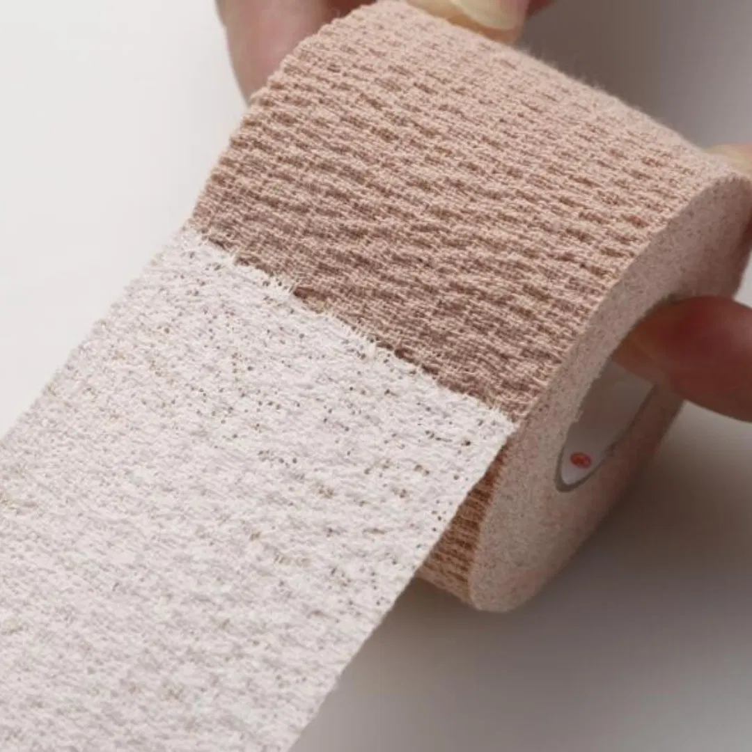Cotton Stretch Tape Tear Eab Grip Wrap Sports Compression Wrap Light Eab 2.5cm/3.8cm/5cm/7.5cmx4.5m/6.9m