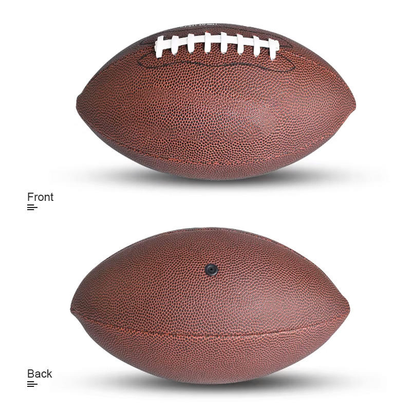 Professional Custom Logo Rugby &amp; American Football-Durable PU Leather Printed Training Ball