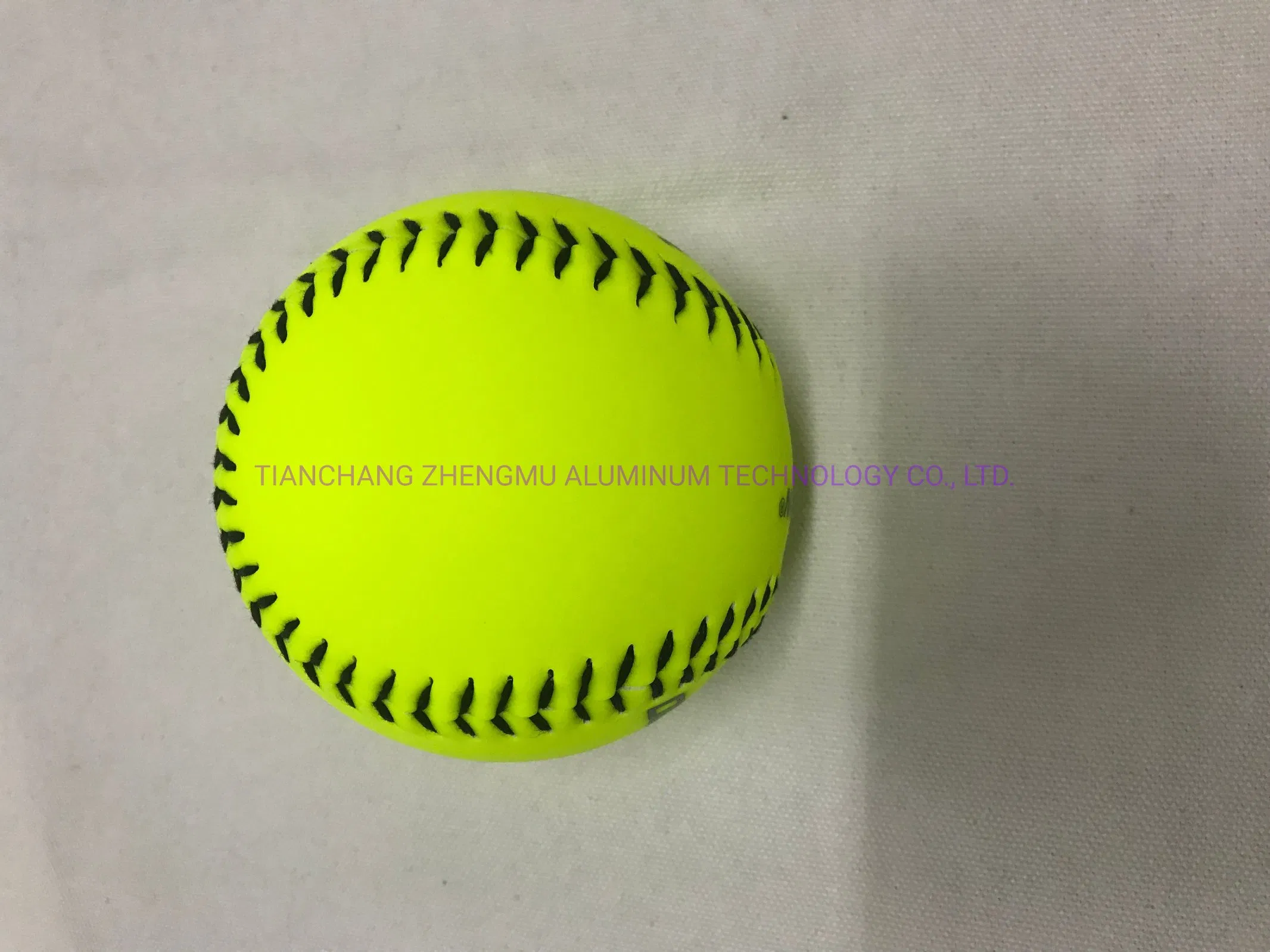 11-Inch Optic Yellow Leather Custom Slow Pitch Softball