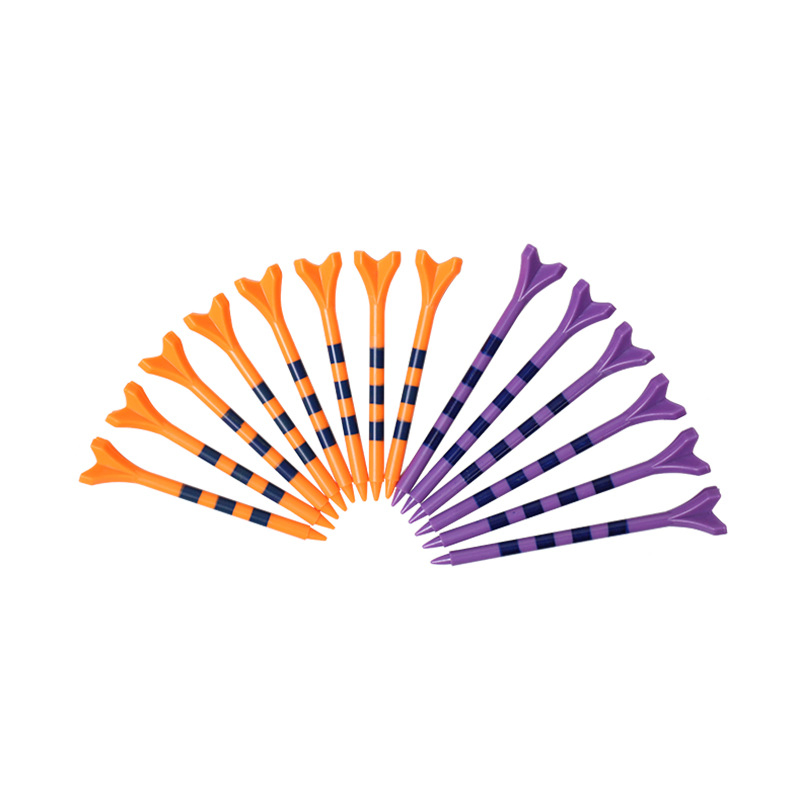 Golf Spike Plastic Tee 70mm/83mm Coloured Ball Rests