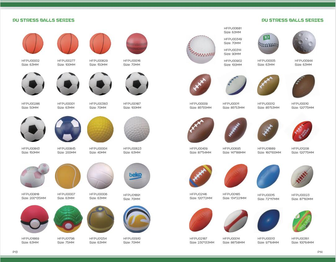 Wholesale Eco Friendly Custom Rugby Stress Balls PU Anti Stress Promotional Foam Toys