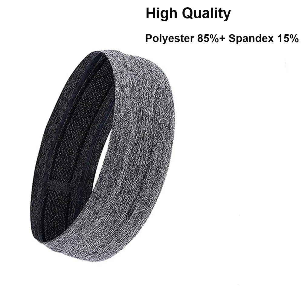 Outdoor Sports Headband Portable Fitness Hair Bands Man Woman Hair Wrap Brace Elastic Cycling Yoga Running Sweatband Headband