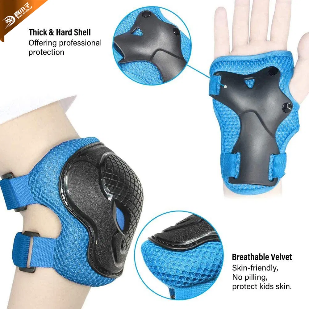 Wholesale Skating Sport Cycling Roller Skating Kids Knee Elbow Wrist Protective Pad