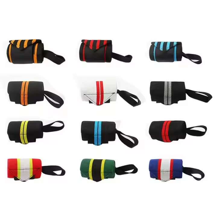 Sports Gym Exercise Wrist Wraps Men's and Women's Hand Support Bandages Powerlifting Wrist Bands