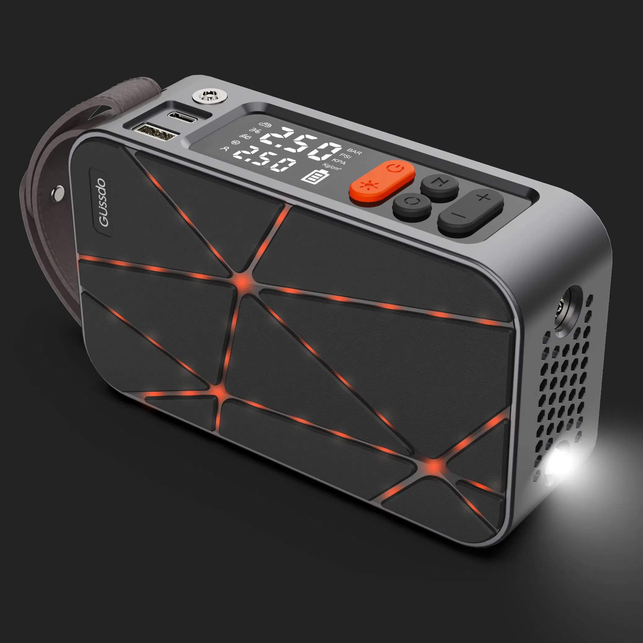 Electric Air Pump for Sports Balls Portable Wireless Inflator Tire Pump