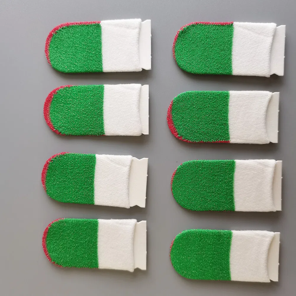 Anti Slip Thumb Sleeves E Sport Gaming Silver Fiber Finger