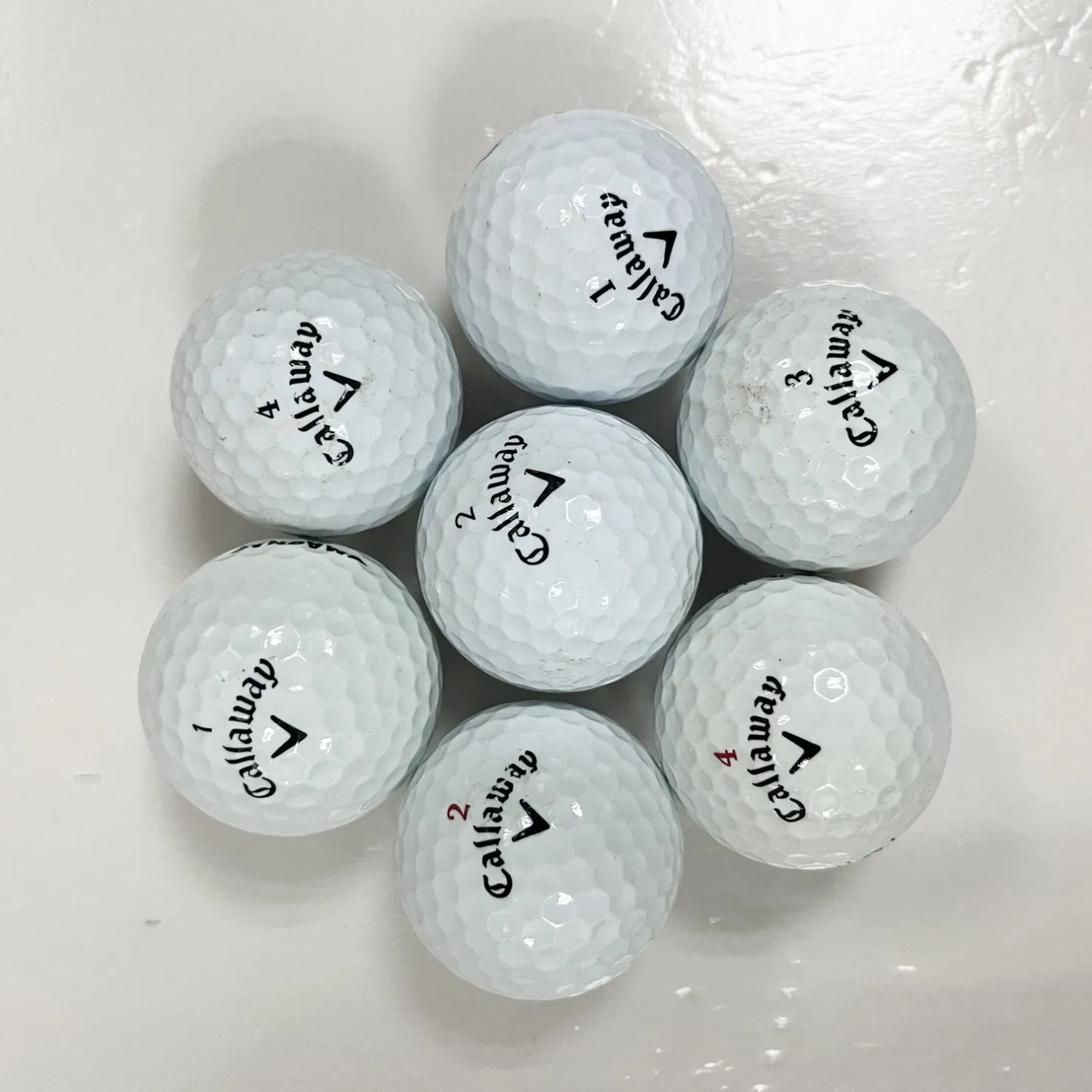 Wholesale Custom Golf Tournament Ball Used 2 3 4 Pieces Durable Urethane Golf Ball