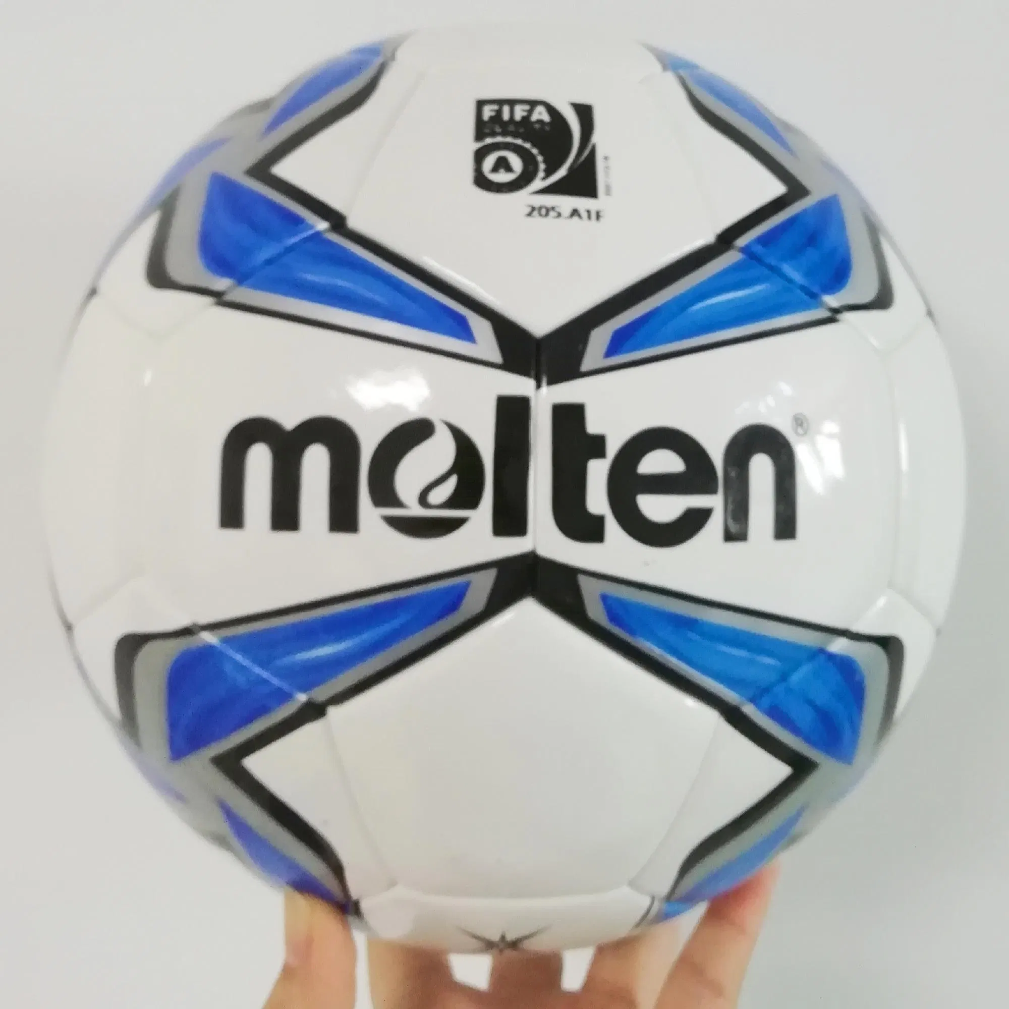 High Quality Molten 5000 Shiny TPU Laminated Training Soccer Ball Futbol