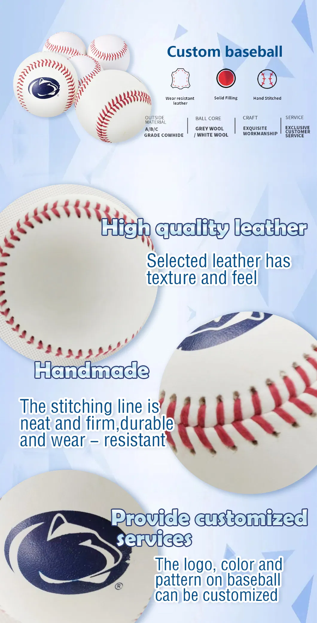 Anti-Stress Foam Baseball