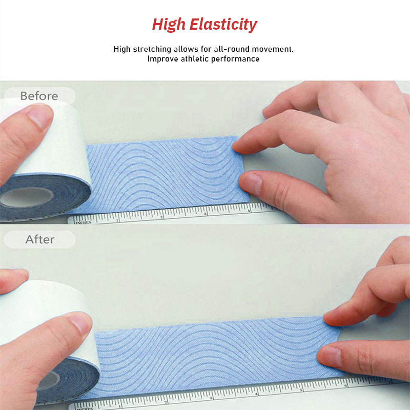 Customized Sports Waterproof Bulk Athletic Wrist Grip Tape Self Adhesive Cross Healthy Kinesiology Adhesive Tape Roll