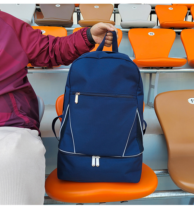 Custom Design Fitness Team Basketball Bag Backpack Soccer Casual Sports Backpacks with Ball Compartment Shoes Bag Sports Gym Bag