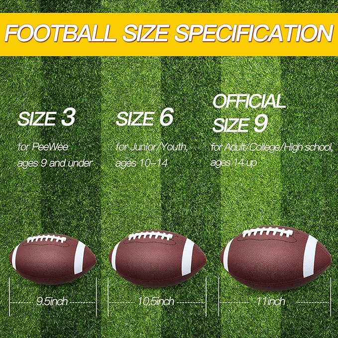 High Quality PU American Footaball Rugby Ball