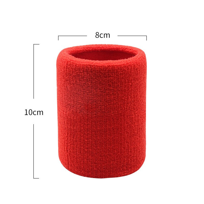 for Men and Women Sports Running Sweat Wipe Basketball Football Cycling Outdoor Wrist Strap Moisture-Absorbing Wristband