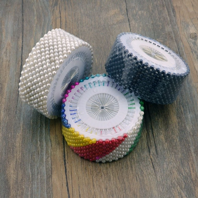 Colorful Plastic Pearl Ball Head Sewing Needle