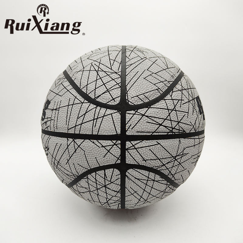 High Visibility Reflective PU Basketball for Training and Play