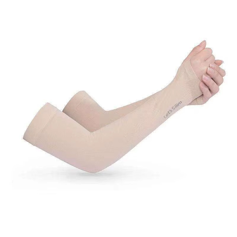 UV Protection Hand Protector Cover Arm Sleeves Ice Silk Sunscreen Women Outdoor Sports Half Finger Sleeves