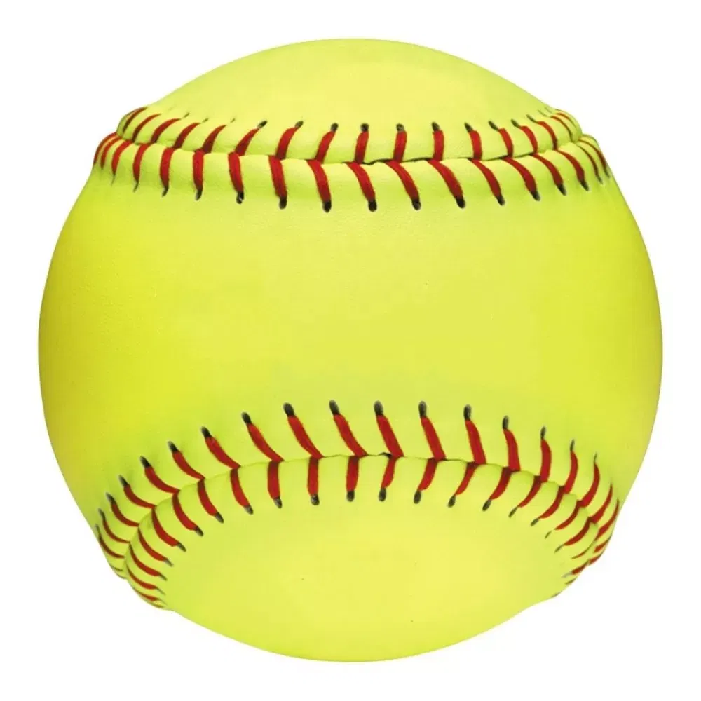 Training Quality 12 Inch Fast Pitch Optic Yellow Leather Polycore Softball