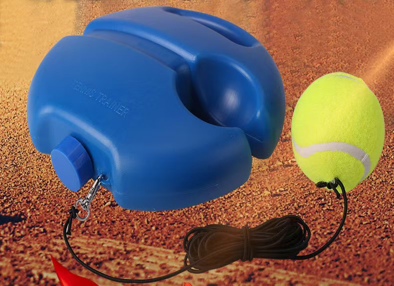 Hot Sale Tennis Balls Set with Base Single Training