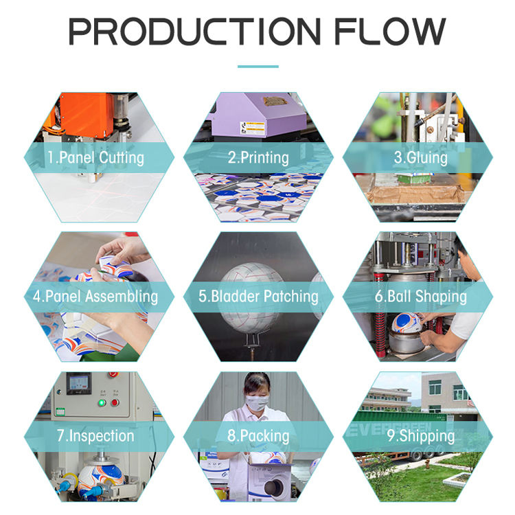 Professional Match PU Thermal Thermo Bonded Soccer Ball Size 5