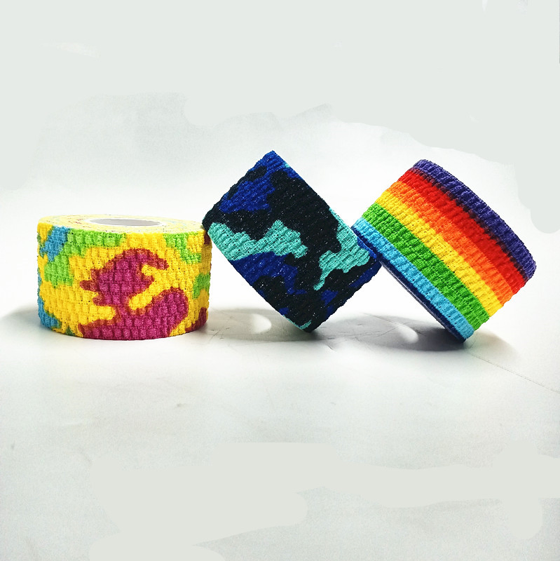 Cotton Elastic Stretch Eab Sport Tape Custom Print Hook Grips Weightlifting 5m Length Thumb Protection Adhesive Tape 5cm Width