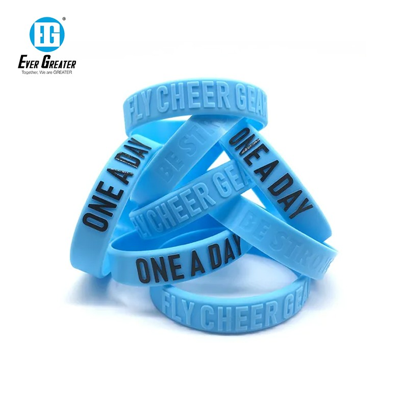 Custom Wholesale Waterproof Silicone Sports Wristband Personalized Fashion PVC Rubber Wristband