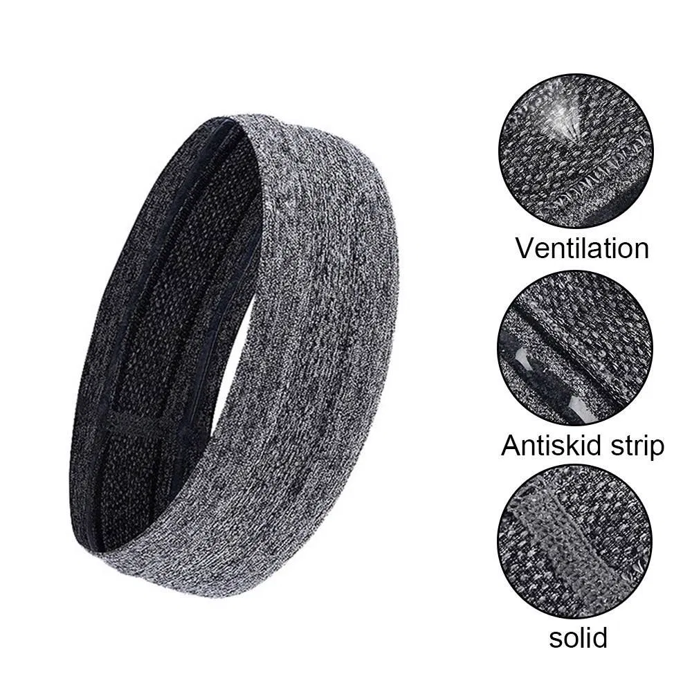 Outdoor Sports Headband Portable Fitness Hair Bands Man Woman Hair Wrap Brace Elastic Cycling Yoga Running Sweatband Headband