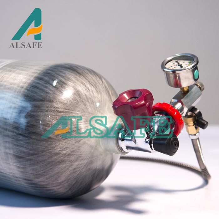 Manufacturer Wholesales Sports Carbon Air Bottle and Fitting Hand Pump