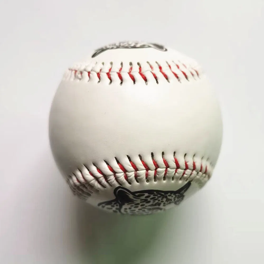 Custom Logo PU PVC Baseball Microfiber Cowhide Material for Competition and Training Baseball