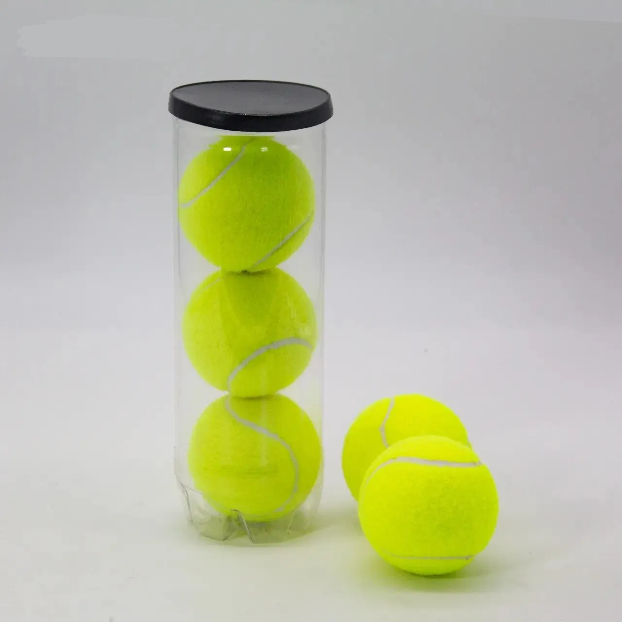 Competition Tennis Balls Multicolor Customizable Durable Sports Rubber Material Special Product