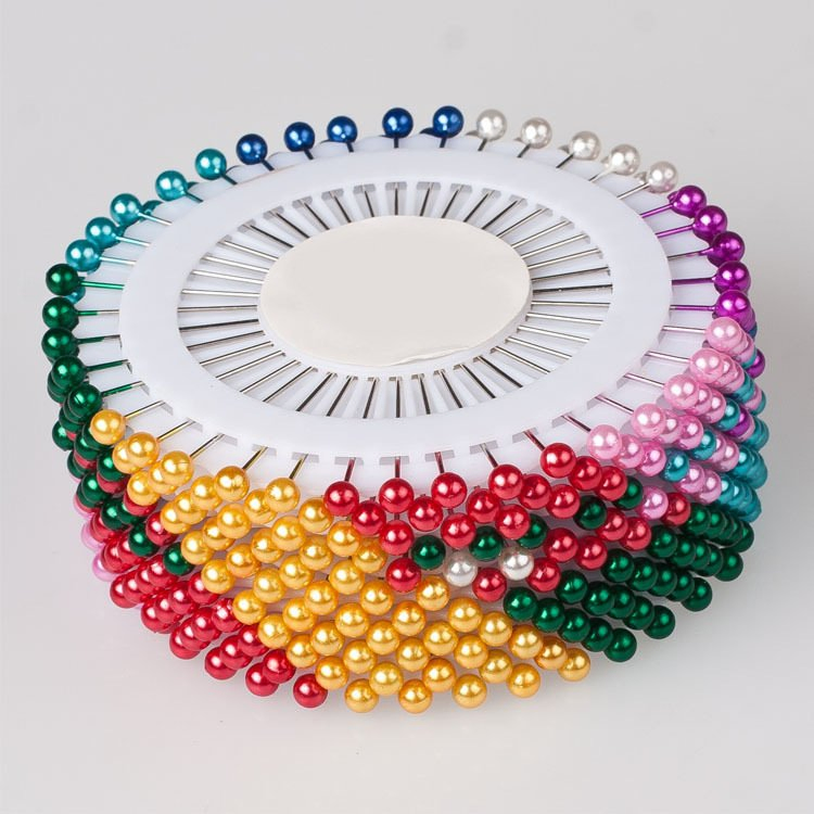 Colorful Plastic Pearl Ball Head Sewing Needle