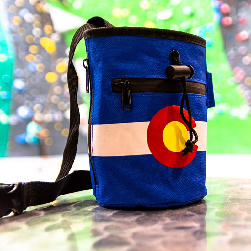Kids Rock Climbing Chalk Bag Adults Chalk Ball Zippered Bag