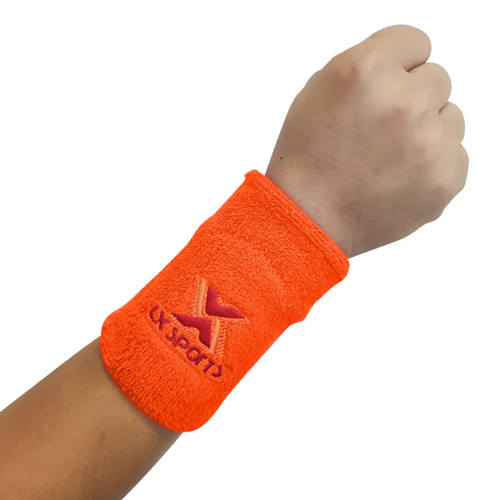 Customized Cheap Absorbs Sweat Cotton Wristband for Sports Fans
