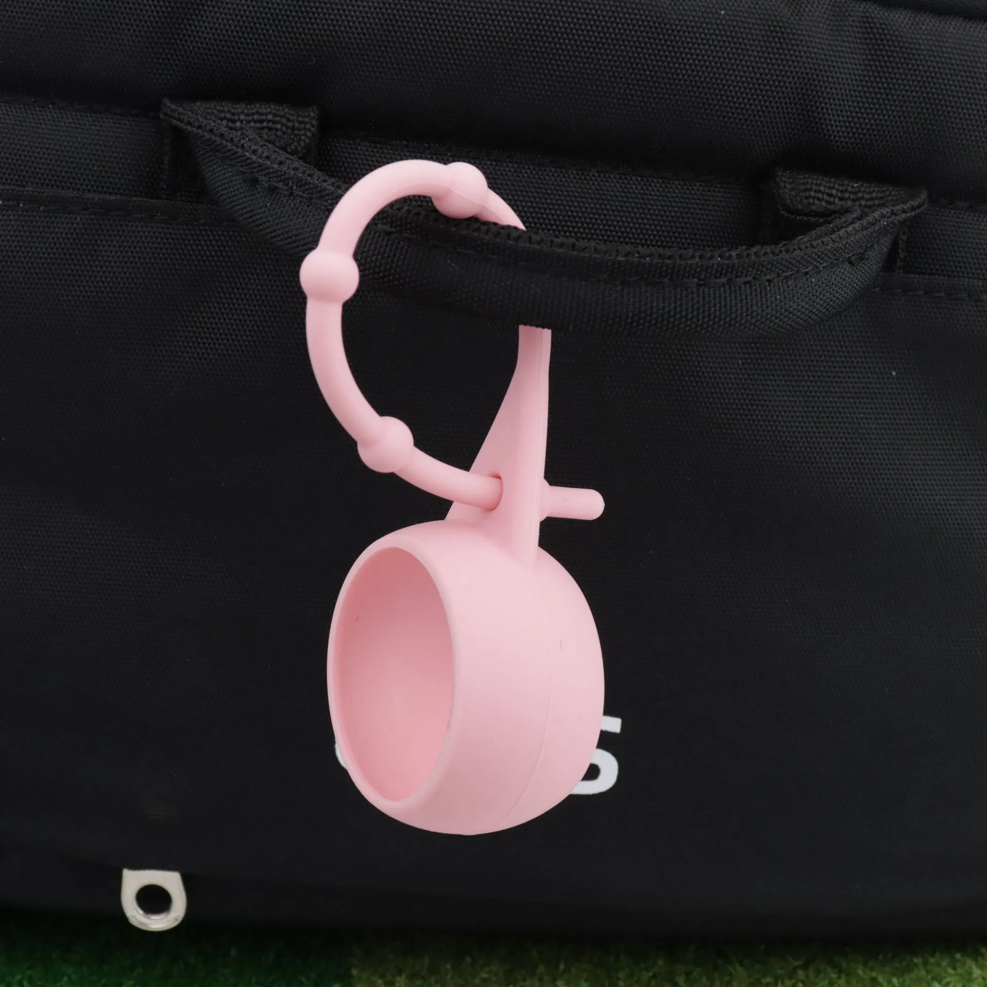 Silicone Golf Ball Carry Bag Soft Protective Cover Portable Waist Backpack Holder