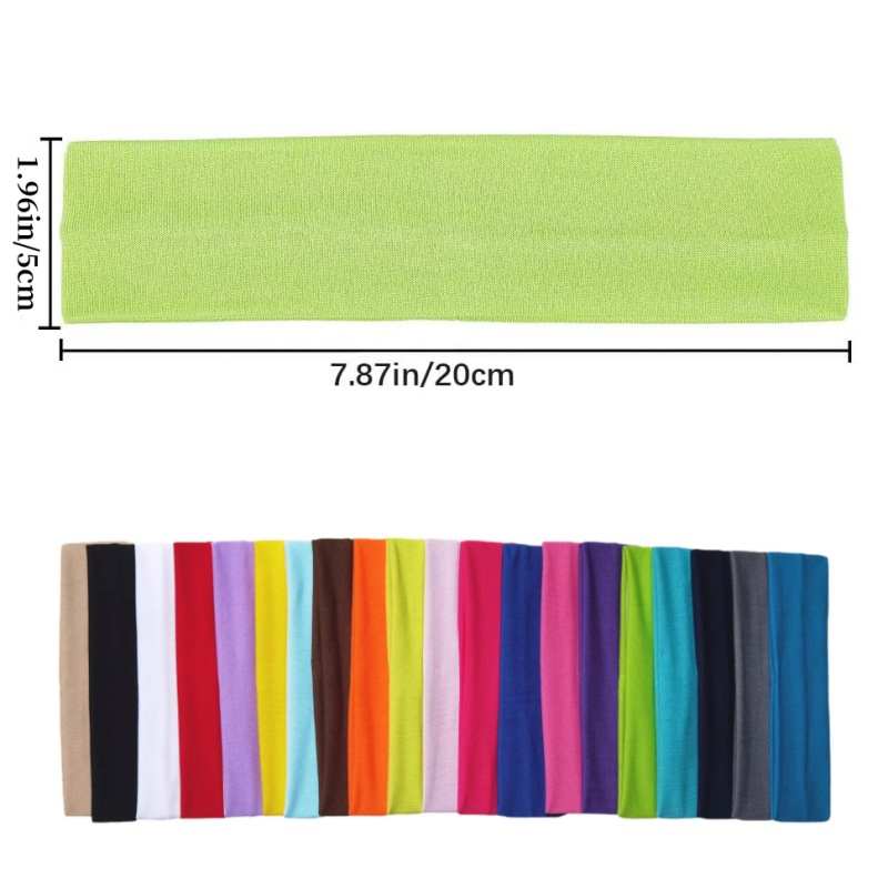 Women Nylon Sports Headband for Fitness Yoga Outdoor Athletic Activities Sweat-Wicking Headband