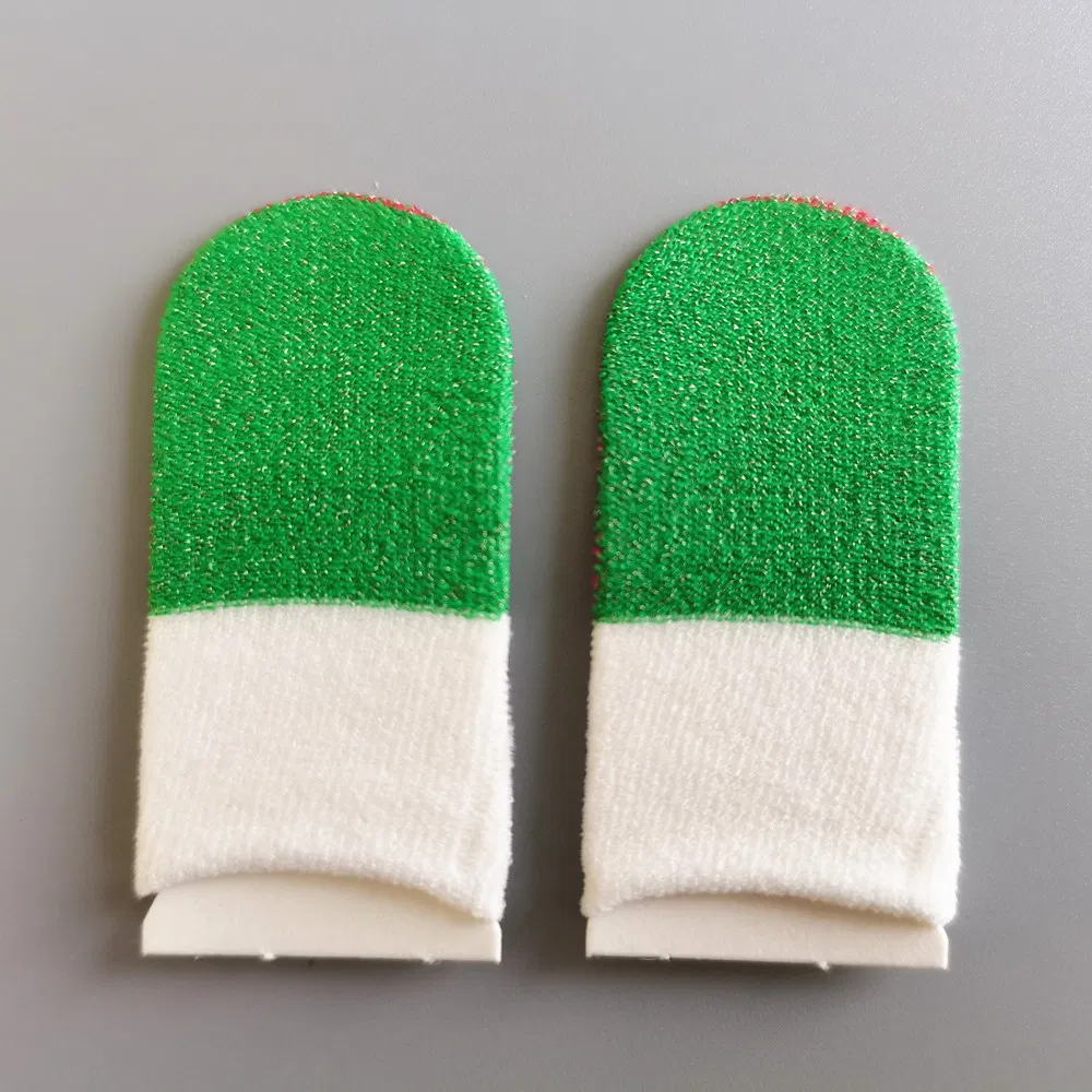 Anti Slip Thumb Sleeves E Sport Gaming Silver Fiber Finger