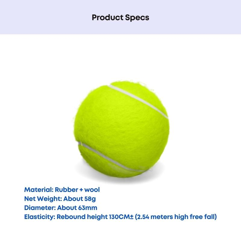Tennis Ball with High Rebound for Training