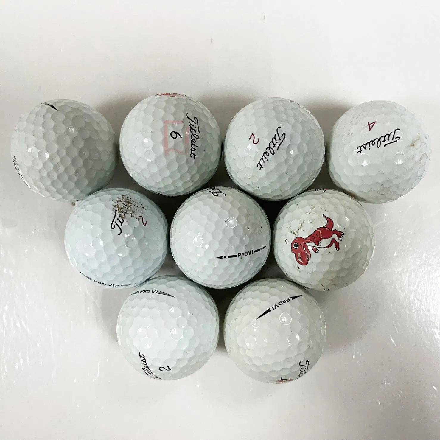 Wholesale Custom Golf Tournament Ball Used 2 3 4 Pieces Durable Urethane Golf Ball