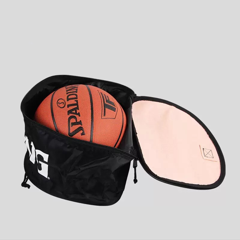 Custom Classical Grain PU Leather Ball Crossbody Shoulder Sports Bag N B a Basketball Bag