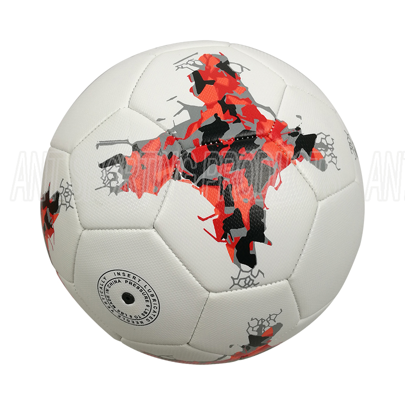 Promotional Soccer Ball Machine Stitched Football PU Leather Material Soccer Ball