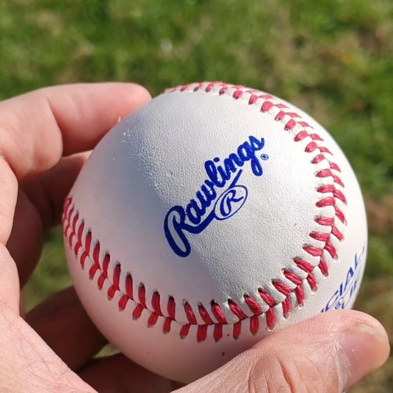 Custom Logo Color Design Cowhide Leather Baseball Double Cushioned Wool Winding Red Rubber &amp; Cork Core Practice Baseballs