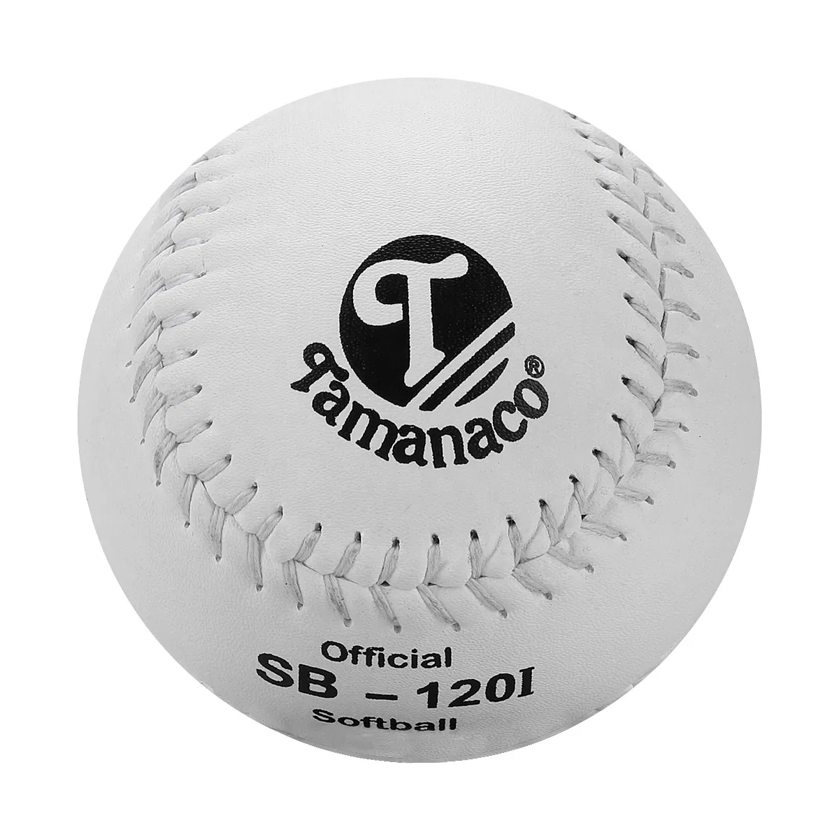 12" White PVC Leather Tamanaco Sb-120I Wholesale Official Professional Standard Bolas De Softball Pelotas Tamanaco Sb-120