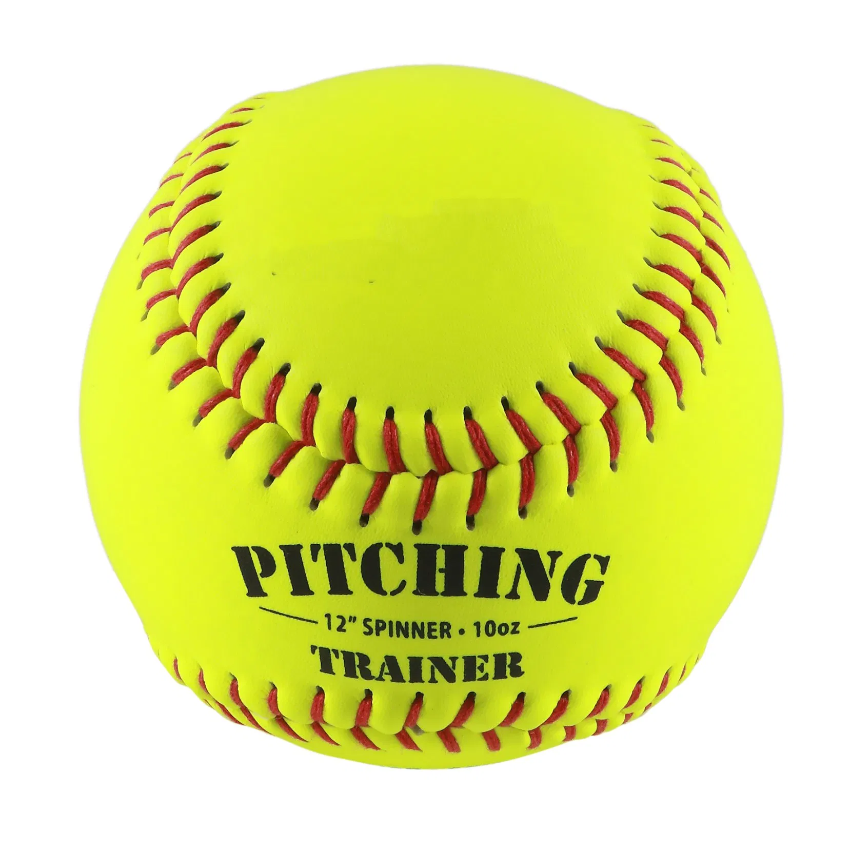 11-Inch Optic Yellow Leather Custom Slow Pitch Softball