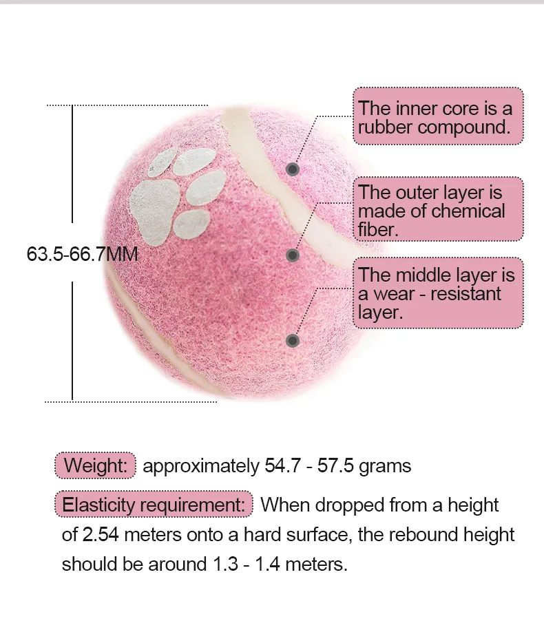 Textured Rubber Dog Ball 6