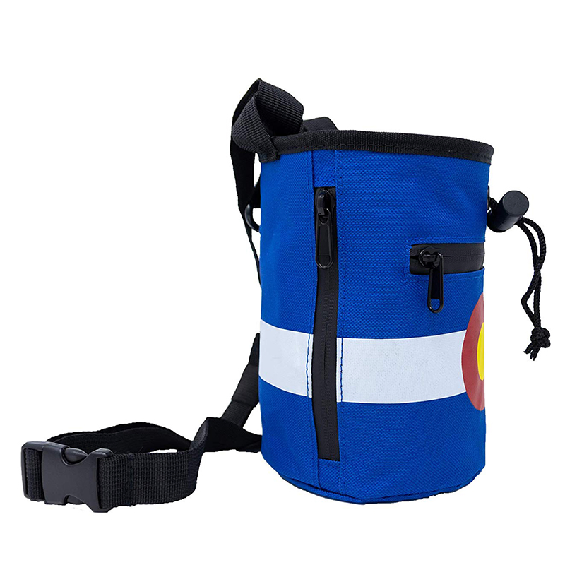 Kids Rock Climbing Chalk Bag Adults Chalk Ball Zippered Bag