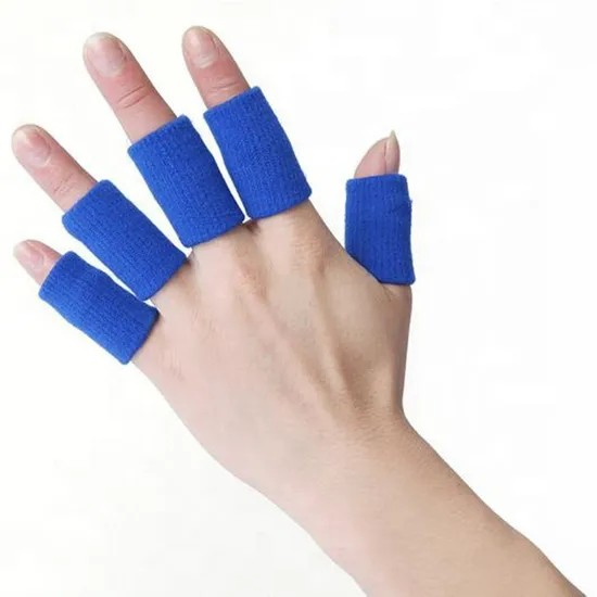 Guard Finger Basketball Finger Sleeve Protector Arthritis Stretchy Support Sports Aid Sg009_22