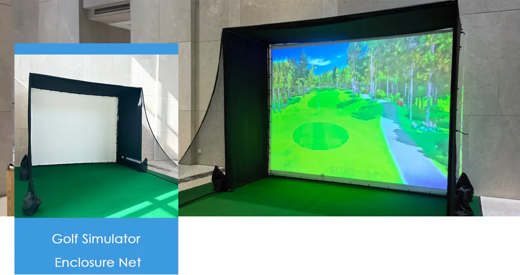 Golf Simulator Enclosure 1