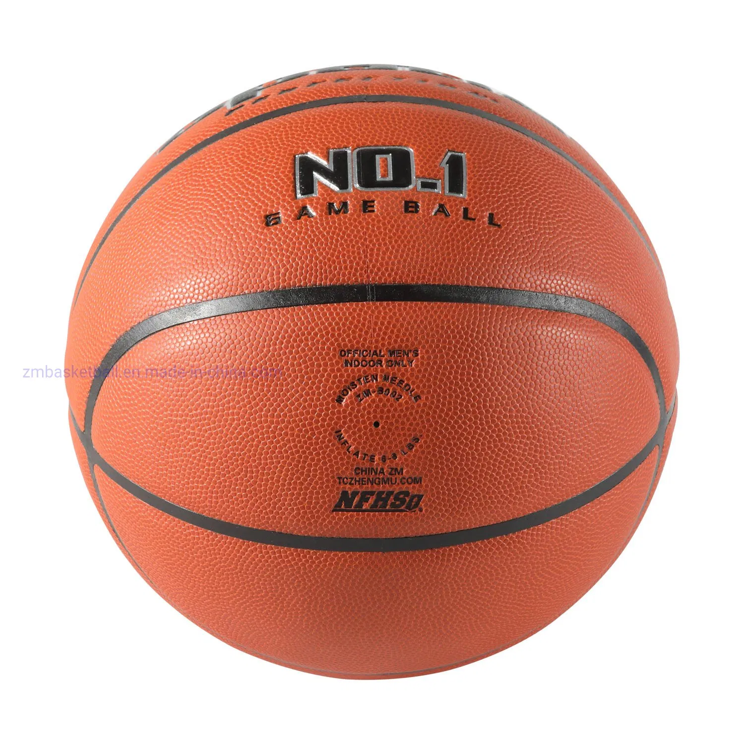 Customized PU Laminated Basketball for Outdoor Activities